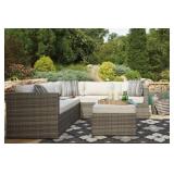Ashley P320-880 Outdoor 3 pc Sectional