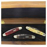 Case XX 3 pc 1993 Whittler Knife Set