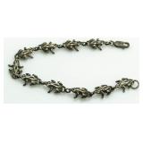 Sterling Silver Frog Bracelet