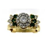 14kt Gold Antique Diamond Ring w