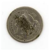 1870 - 3 Cent Nickel *Key Date