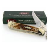 Case XX Tested Honey Brown Bone Russlock Knife