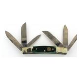 Hen & Rooster Green Bone 6 Blade Congress Knife