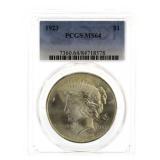 1923 MS64 Silver Peace Dollar