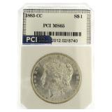 1883 MS65 Carson City Morgan Silver Dollar