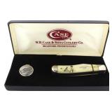 Case XX Bone Handle Golfers Slim Line Trapper