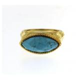 Genuine 6.00 ct Marquise Turquoise Ring