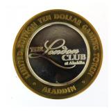 Aladdin Resort Casino .999 Fine Silver Game Token