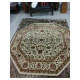 Wool Octagon Rug 7