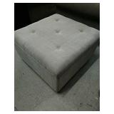 Large Tufted Storage Ottoman