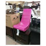 Pink gaming chair
