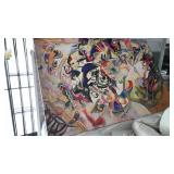 XX-Large Abstract Art On Canvas