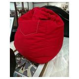 Red Bean Bag With Pocket