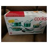 12pc Cooks Ceramic Cookware