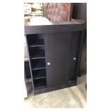 Sliding Door Media Cabinet - As-Is