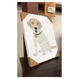 Newspaper Dog On Canvas