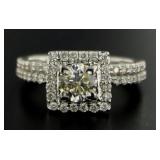 14kt Gold Brilliant 1.61 ct 2 pc Diamond Bridal
