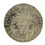 1780 Maria Theresa Silver Thaler Restrike