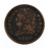 RARE 1809 Classic Head Half Cent
