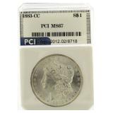 1883 MS67 Carson City Morgan Silver Dollar *KEY