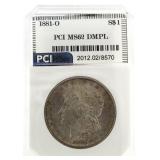 1881-O MS62 DMPL Morgan Silver Dollar *KEY DATE