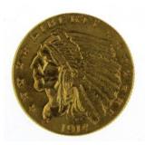 1914 Indian $2.50 Gold Piece