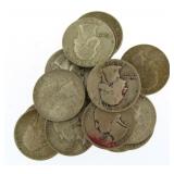 Collection (17) Washington Silver Quarters