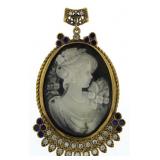 XX-Large 75 mm Cameo Pendant