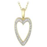 Diamond Accent Heart Pendant