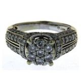 14kt Gold Round Brilliant 1.00 ct Diamond Ring