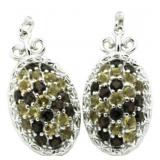 Beautiful Elongated Oval Designer Earrings