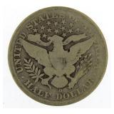 1907-O Barber Silver Half Dollar