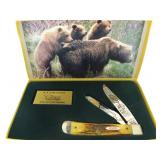 Case XX Kodiak Bear Stag Handle Large Trapper