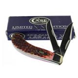 Case XX Tested Raspberry Bone Saddlehorn