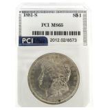 1881-S MS65 Morgan Silver Dollar