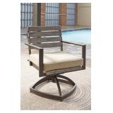 Ashley P655 Peachstone Outdoor Swivel Chair