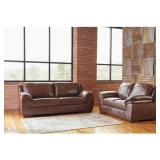 Ashley 15203 Leather Sofa & Loveseat