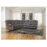 Ashley 38102 Walgast Gray Dbl Reclining Sectional