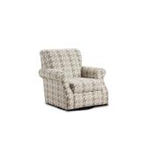 Fusion Hounds Tooth Accent Swivel Chair