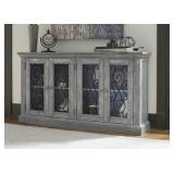 Ashley t505-962 Antique Gray 68" Console Cabinet