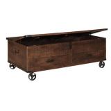 Ashley T938 Storage Cocktail Table