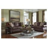 Ashley 800 Nailhead Designer Sofa & Love Seat