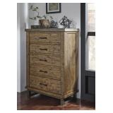 Ashley B663 Dondie Solid Wood Highboy Chest