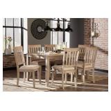 Ashley D484-425 Mattilone Table & 6 Chairs