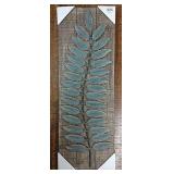 Wood & Metal Leaf Decor