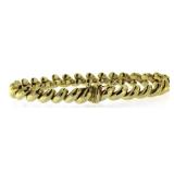 10kt Gold Italian 7" Designer Bracelet