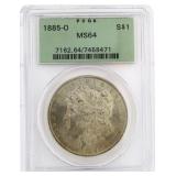 1885-O MS64 Morgan Silver Dollar *Vintage Slab