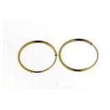 14kt Gold 12.00 mm Invisible Hoop Earrings