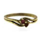 10kt Gold Ruby "Forever Us" Ring