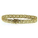 14kt Gold Quality 7" Designer Bracelet